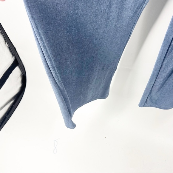 ✅ 12th Tribe Marietta Dusty Blue Trousers - M WIDE LEG - Picture 3 of 6